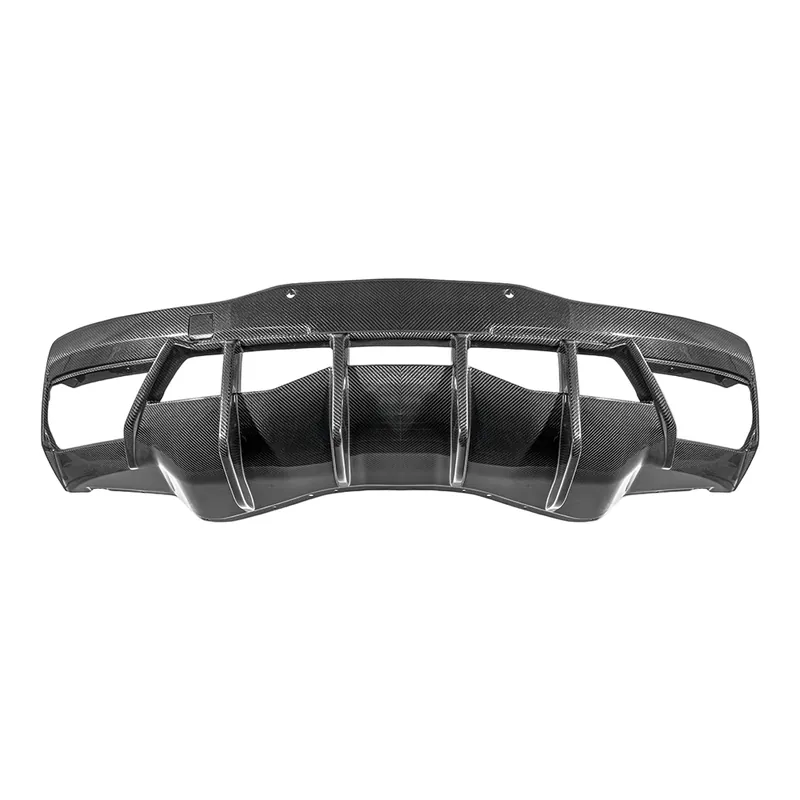 2020+ Corvette C8 Dry Carbon Fiber Rear Bumper Diffuser Quad Exit