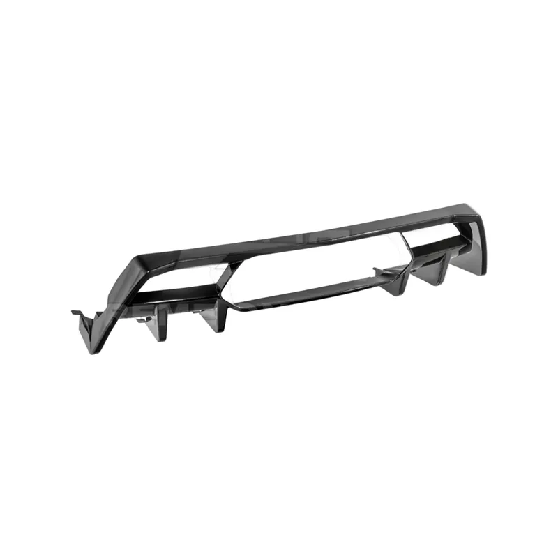 2023-UP Corvette C8 Z06 Rear Bumper Finned Diffuser Carbon Flash Metallic