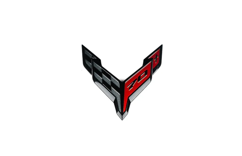 C8 Corvette 70TH Anniversary Front Flag Emblem