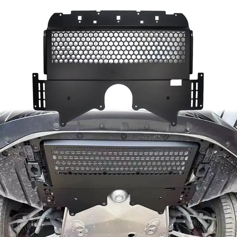 New Oil Cooler Skid Plate Underhood Shield For BMW G80 M3 G82 M4 G87 M2 Hexagonal Hole