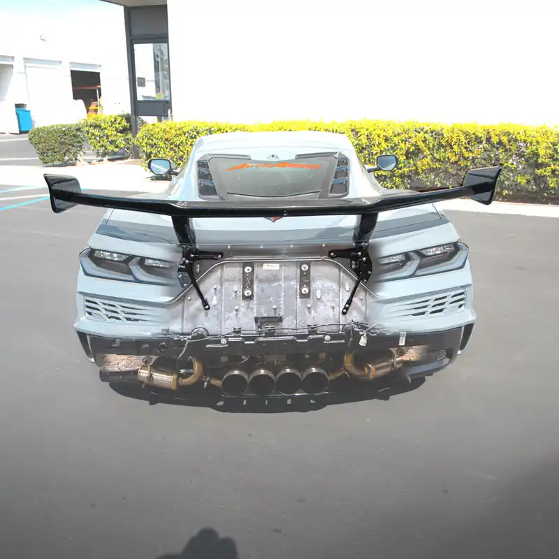 2023-2026 C8 Corvette Z06 / ZR1 / ERay ZTK Rear Spoiler Gloss Carbon Fiber 1pc