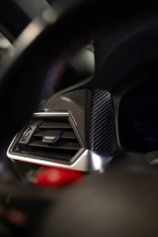 G8X Dry Carbon Fiber Driver Vent Trim Cover LCI and Pre-LCI