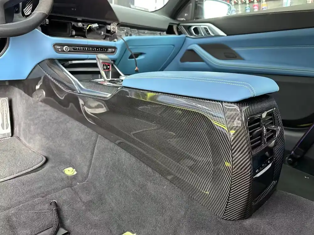 G8X M3/M4 Dry Carbon Fiber Center Console Side Trim