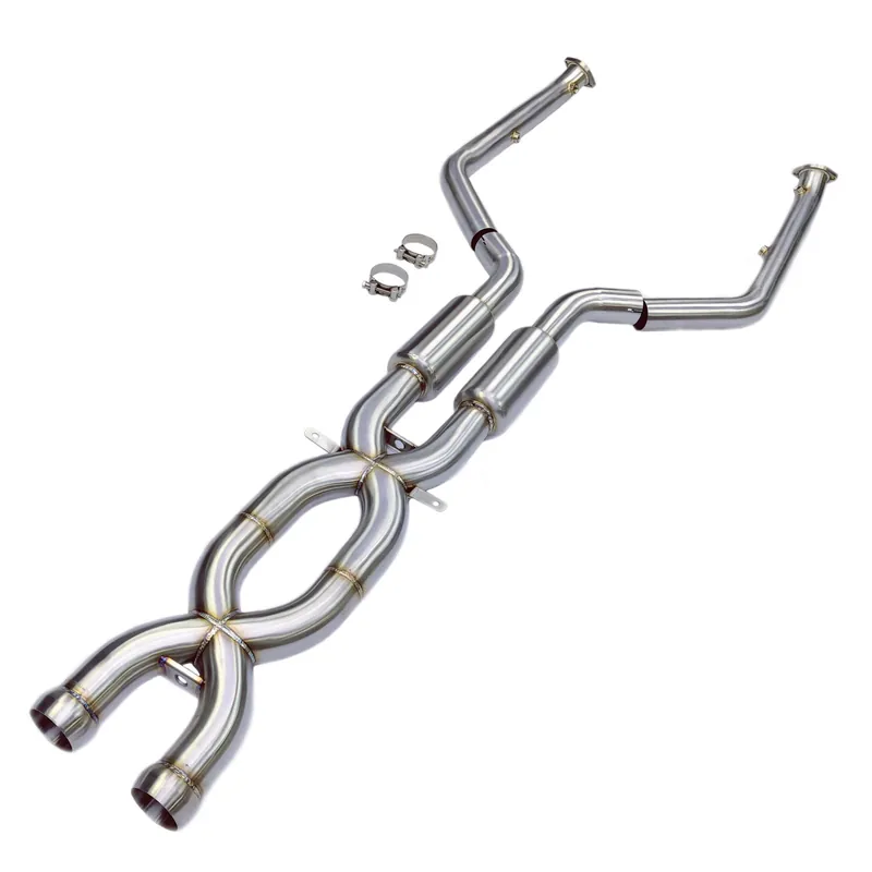 IRL E9x Double X Pipe
