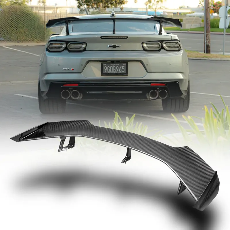 2016-2025 Camaro ZL1 1LE Gloss Carbon Fiber 1pc Rear Spoiler