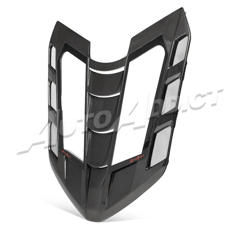 2020-2026 C8 Coupe Rear Split Window Functional Dry Carbon Fiber Double Sided w/Glass For Stingray/Z06/E-Ray