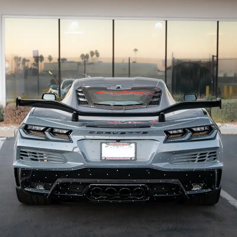 2023-2026 C8 Corvette Z06/E-Ray Z07 Rear Spoiler Carbon Fiber 1pc