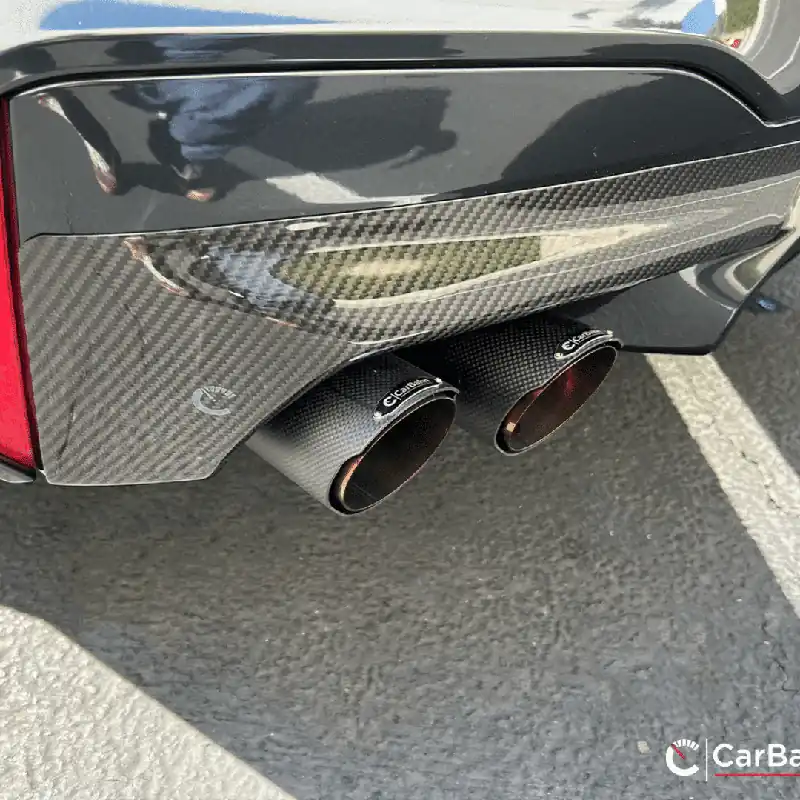 Gloss Carbon Fiber Rear Bumper Splitter Set | BMW F90 M5 (2017-2019)