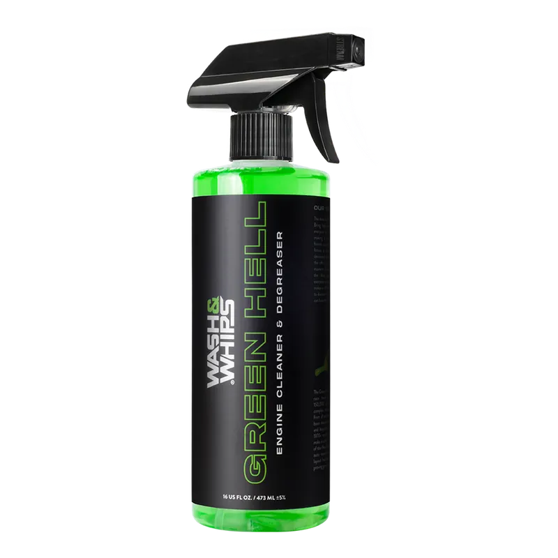 WASH&WHIPS Green Hell Engine Cleaner & Degreaser
