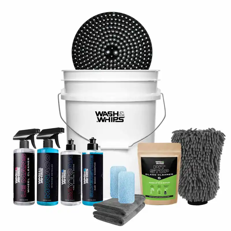 WASH&WHIPS New Car Total Care Kit - 10 pcs