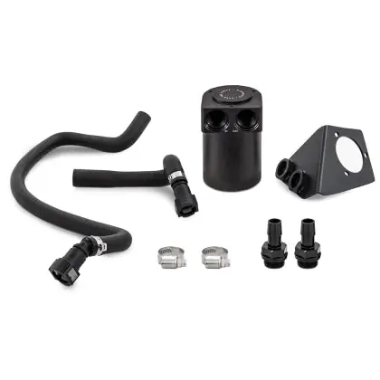 Mishimoto 2020+ Chevrolet Corvette C8 Baffled Oil Catch Can Kit (PCV Side) - Black or Carbon Fiber