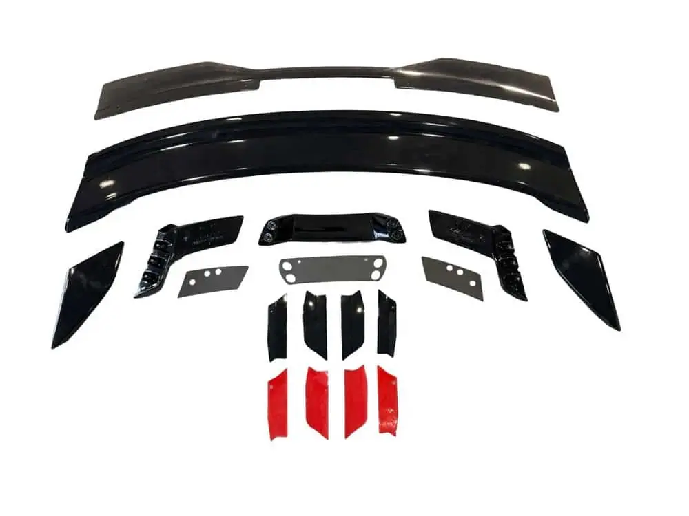 Auto Addict Gloss Black Dark Horse Rear Spoiler for S550 Ford Mustang