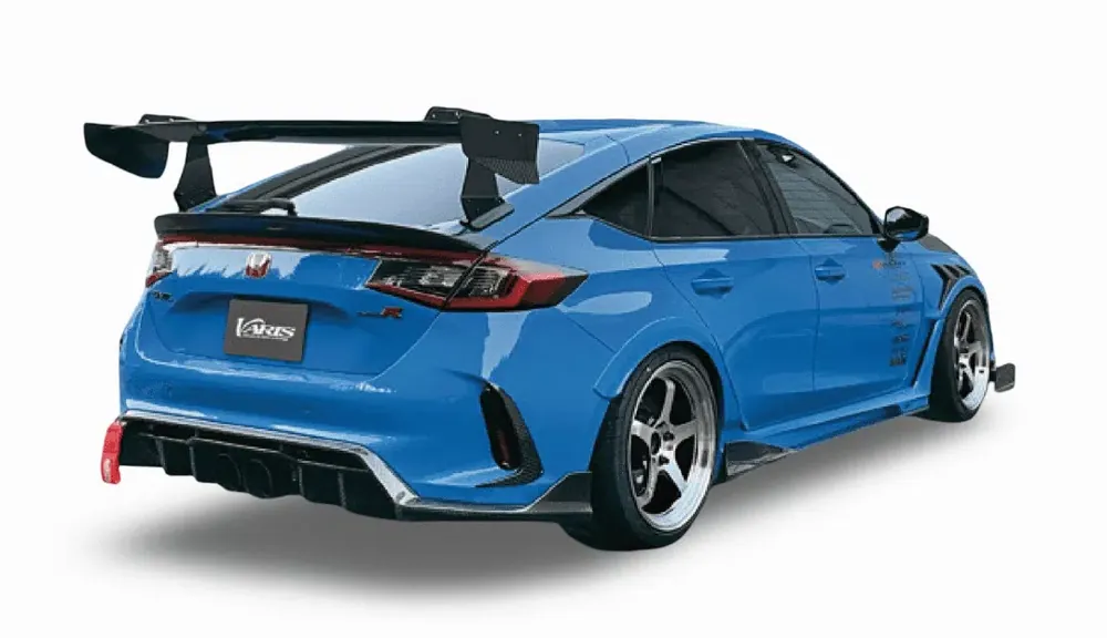 Varis Arising-II Track Edition Swan Neck GT-Wing for FL5 Honda Civic Type R [VAHO-148]