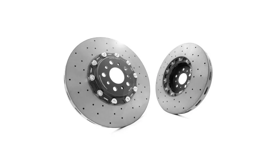 MMX 2-Piece Carbon Ceramic Rear Brake Rotor Conversion (370mm x 24mm) for G8x BMW M2 / M3 / M4 [MMR30-1604-R]