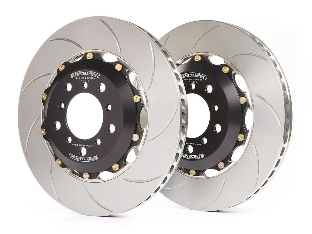 GiroDisc Slotted Rear Brake Rotors for Tesla Model 3 (pre-facelift) / Model Y [A2-202]
